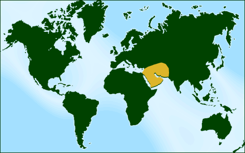World Map Middle East